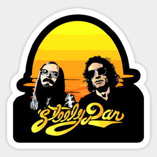 music vintage steely dan Sticker